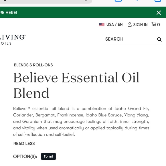 Young Living Believe and Christmas Spirit Essential oil bundle gift NWT Unopened - Picture 12 of 13